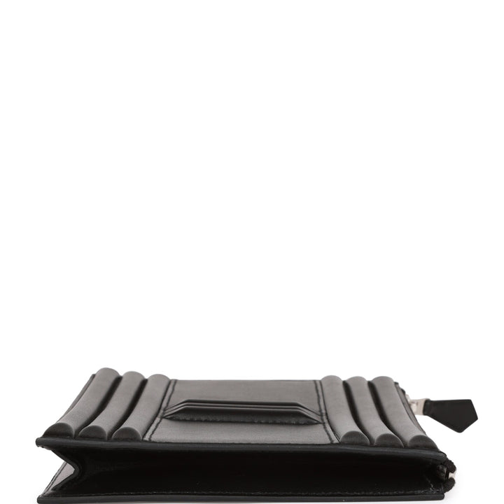 Top quality Hermes Cadena Lock Bag Black Tadelakt Palladium Hardware