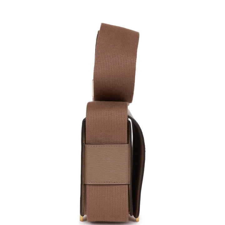 Top quality Hermes Geta Etoupe Chevre Gold Hardware