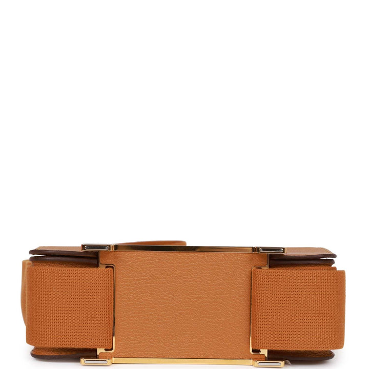Top quality Hermes Geta Caramel Chevre Gold Hardware