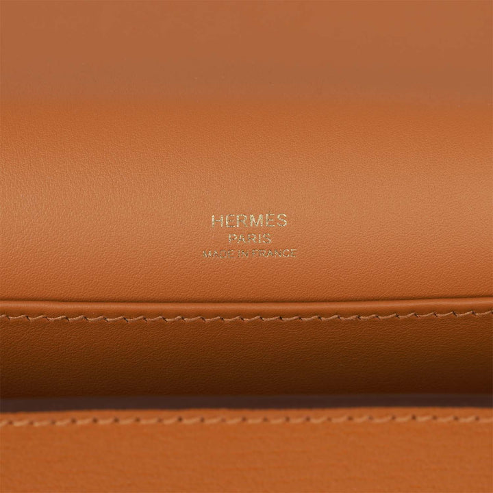Top quality Hermes Geta Caramel Chevre Gold Hardware
