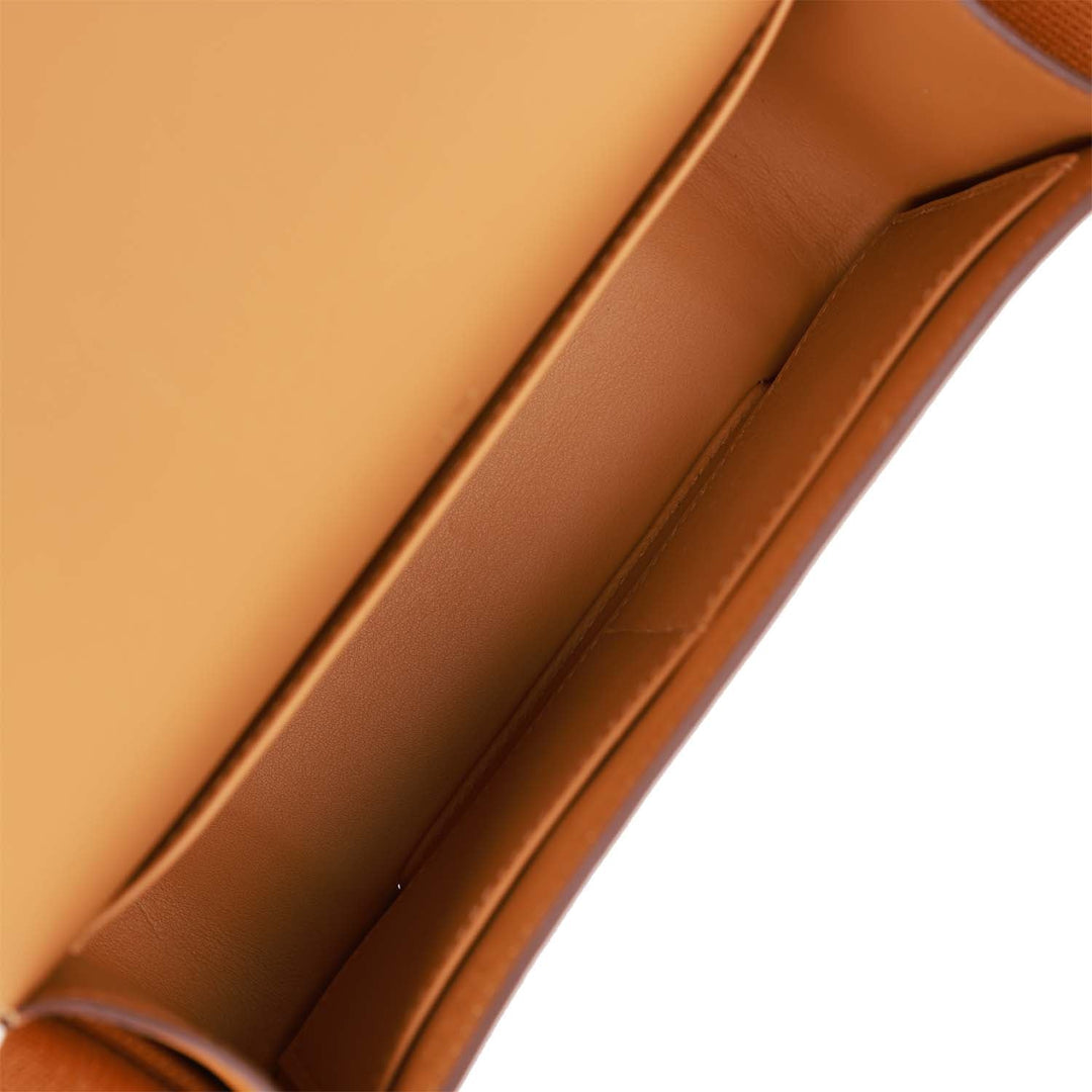 Top quality Hermes Geta Caramel Chevre Gold Hardware