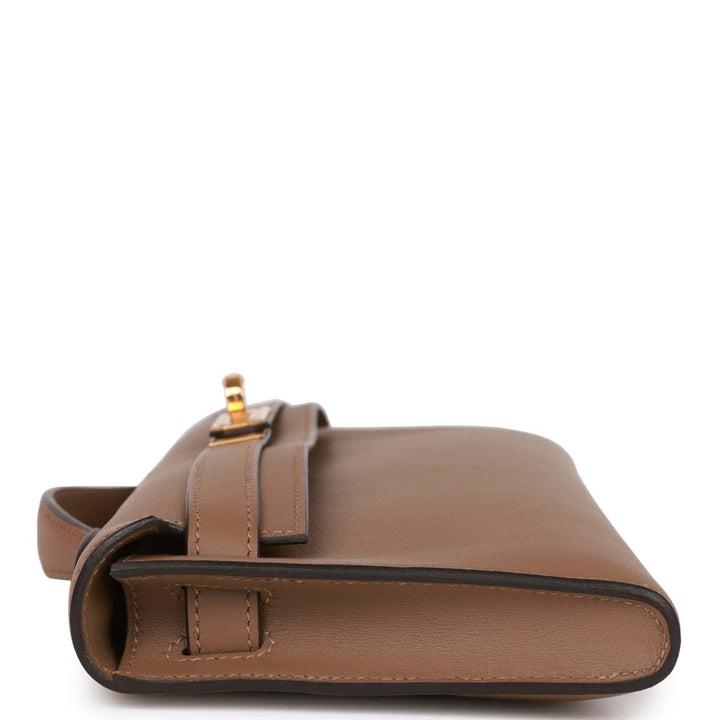 Top quality Hermes Kelly Cut Beige De Weimar Swift Gold Hardware
