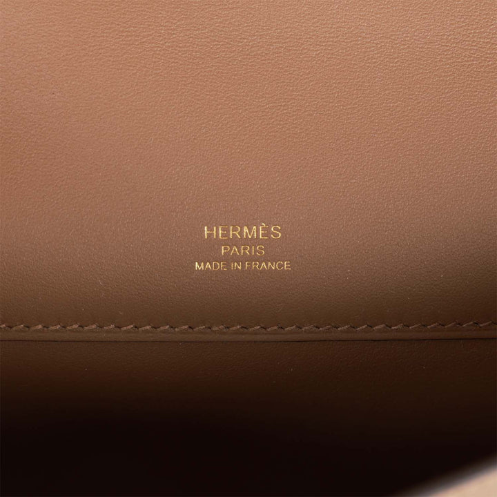 Top quality Hermes Kelly Cut Beige De Weimar Swift Gold Hardware