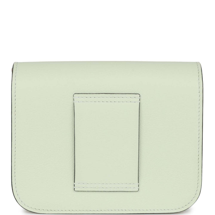 Top quality Hermes Constance Slim Wallet Vert Fizz Evercolor Palladium Hardware