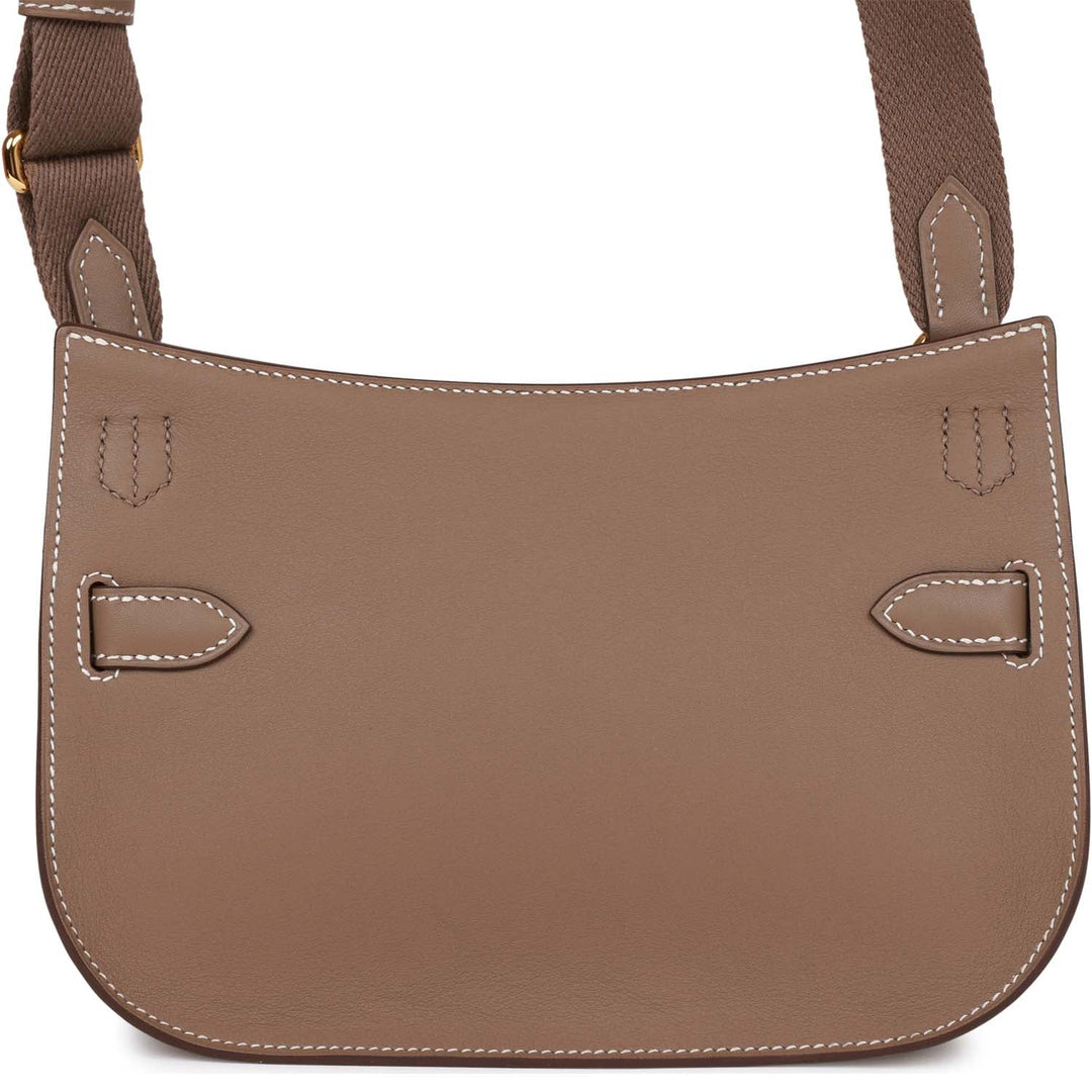 Top quality Hermes Jypsiere Mini Etoupe Swift Gold Hardware