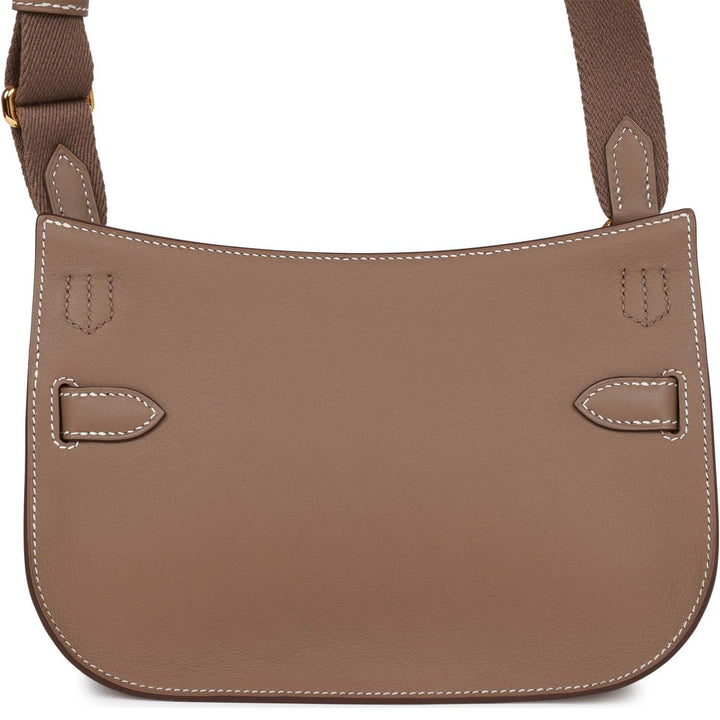 Top quality Hermes Jypsiere Mini Etoupe Swift Gold Hardware