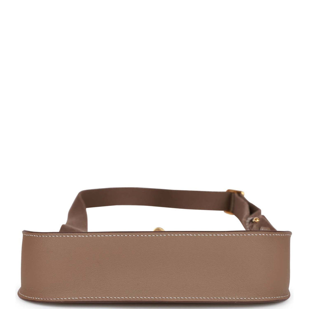 Top quality Hermes Jypsiere Mini Etoupe Swift Gold Hardware