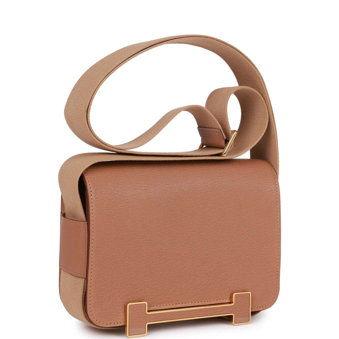 Top quality Hermes Geta Quebracho and Chai Chevre Gold Hardware