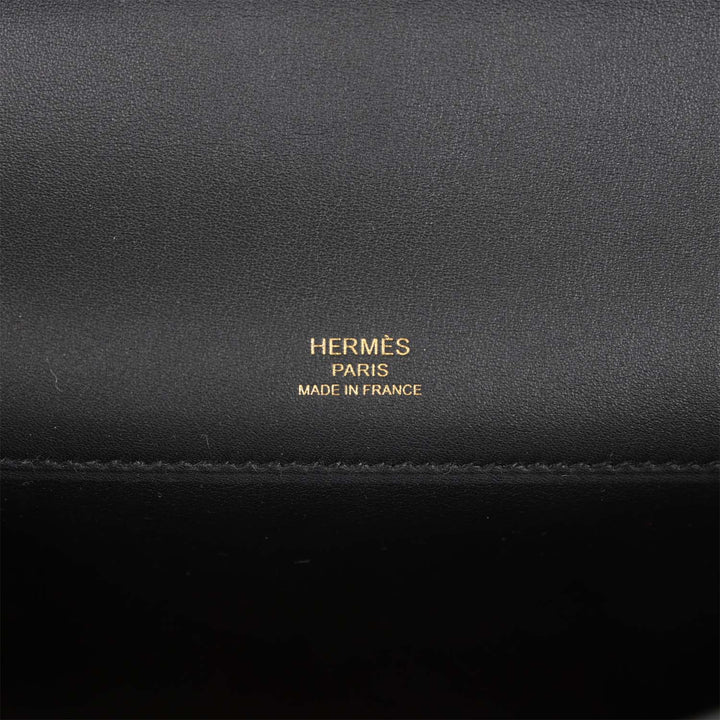 Top quality Hermes Kelly Cut Black Swift Gold Hardware