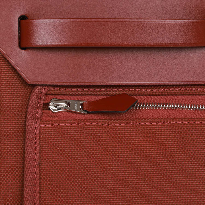 Top quality Hermes Herbag Zip PM 31 Rouge H Vache Hunter Palladium Hardware