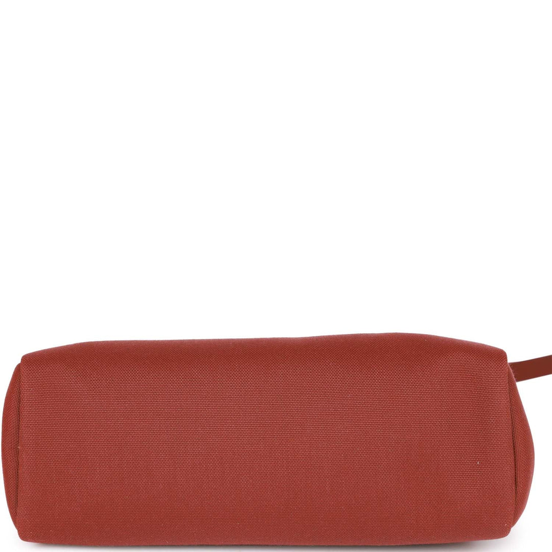 Top quality Hermes Herbag Zip PM 31 Rouge H Vache Hunter Palladium Hardware