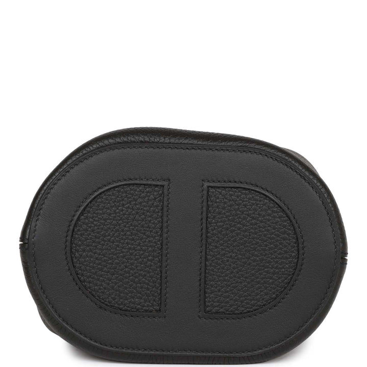 Hermes In-The-Loop 18 Black Clemence and Swift Gold Hardware