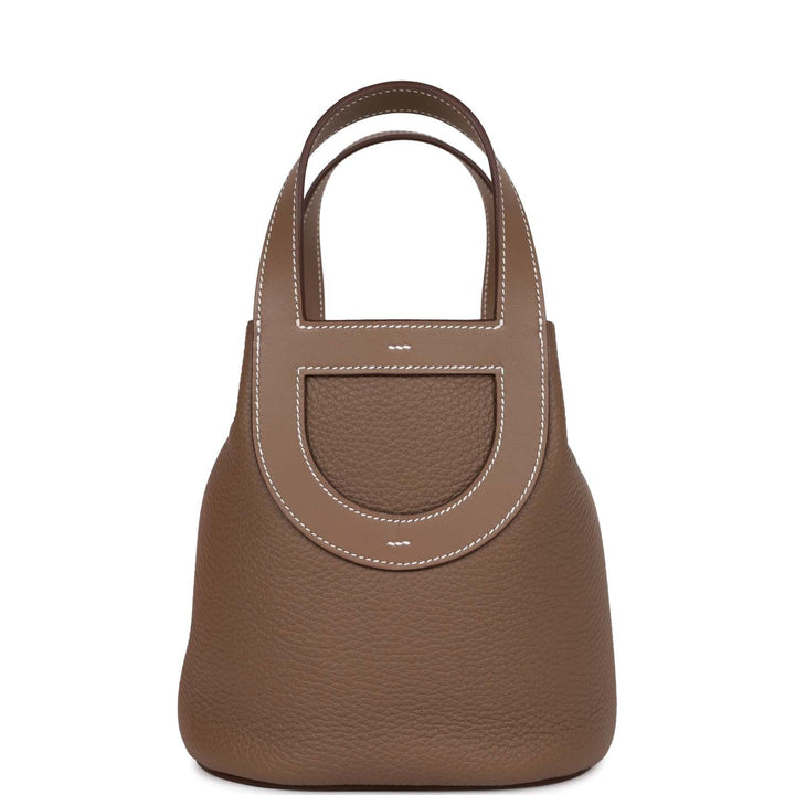 Top quality Hermes In-The-Loop 18 Etoupe Clemence and Swift Palladium Hardware