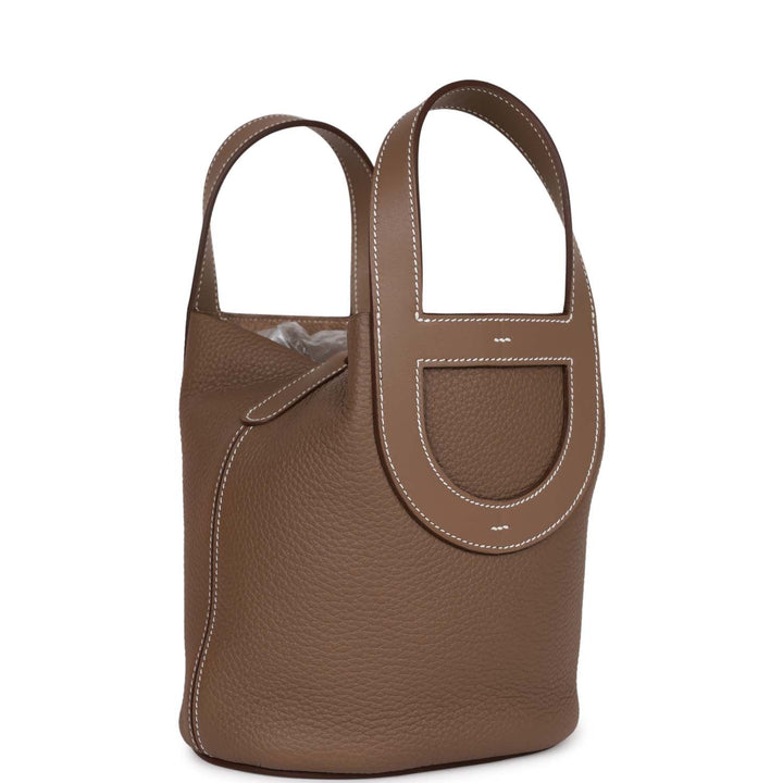 Top quality Hermes In-The-Loop 18 Etoupe Clemence and Swift Palladium Hardware