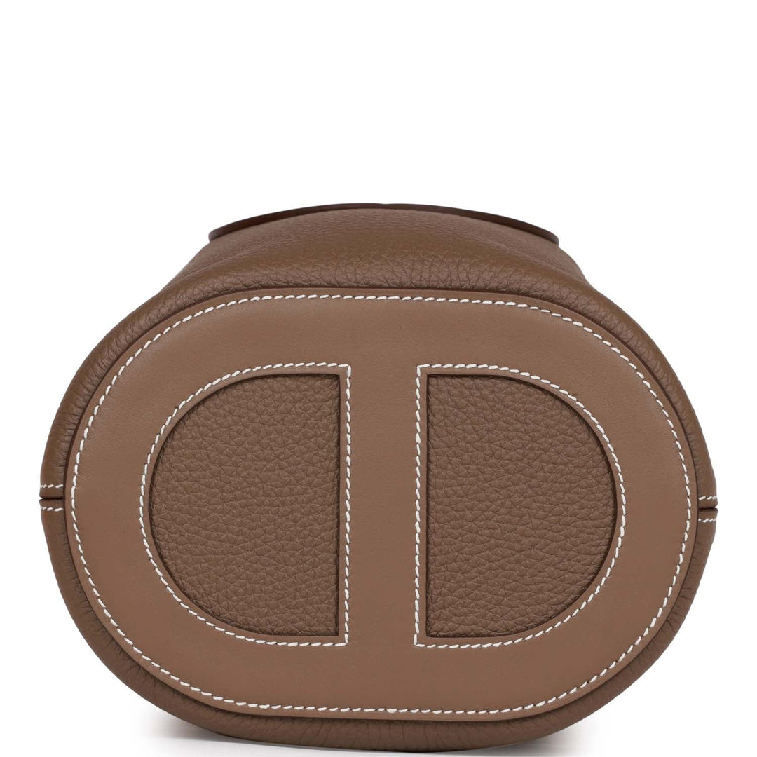 Top quality Hermes In-The-Loop 18 Etoupe Clemence and Swift Palladium Hardware