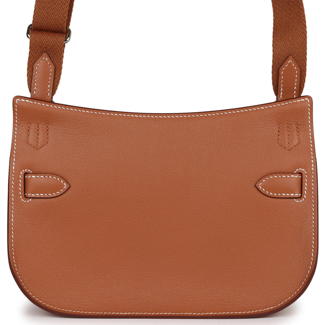 Top quality Hermes Jypsiere Mini Gold Evercolor Palladium Hardware