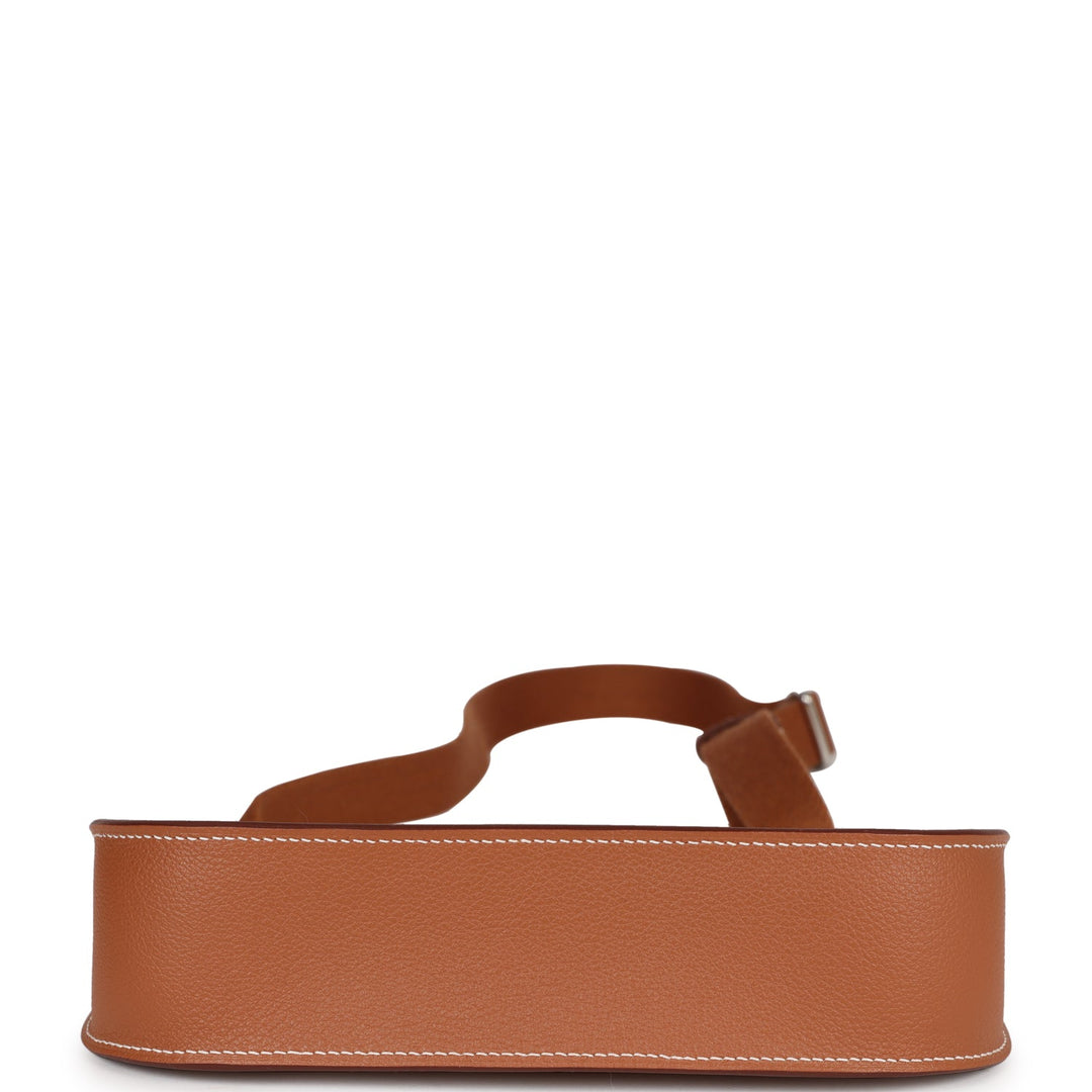 Top quality Hermes Jypsiere Mini Gold Evercolor Palladium Hardware
