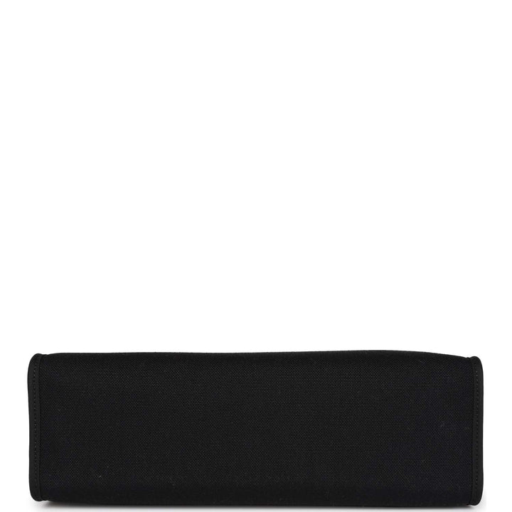 Top quality Hermes Herbag Zip PM 31 Black Toile H Berline Hunter Palladium Hardware
