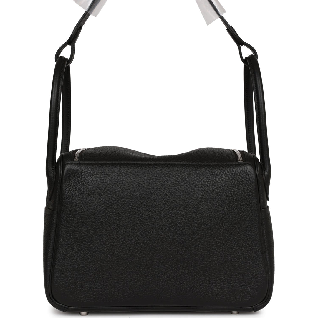 Top quality Hermes Lindy 26 Black Clemence Palladium Hardware
