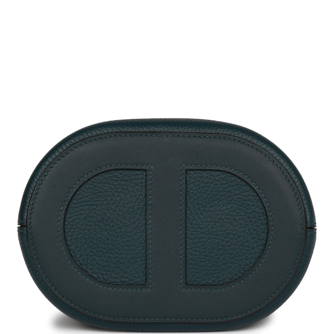 Top quality Hermes In-The-Loop 18 Vert Cypress Clemence and Swift Palladium Hardware