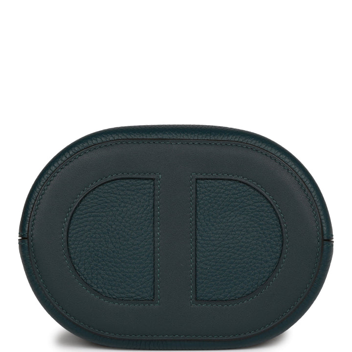 Top quality Hermes In-The-Loop 18 Vert Cypress Clemence and Swift Palladium Hardware