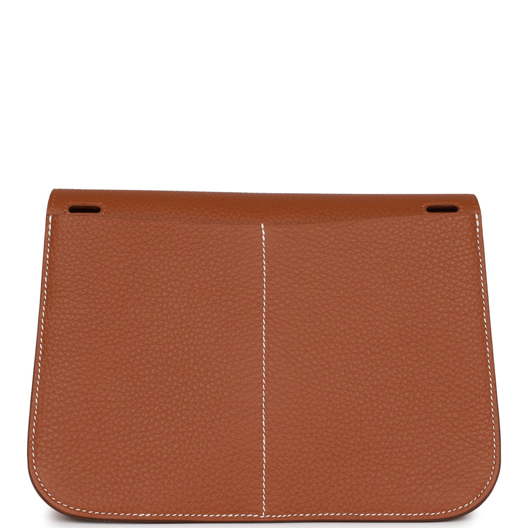 Top quality Hermes Halzan 25  Gold Clemence Gold Hardware