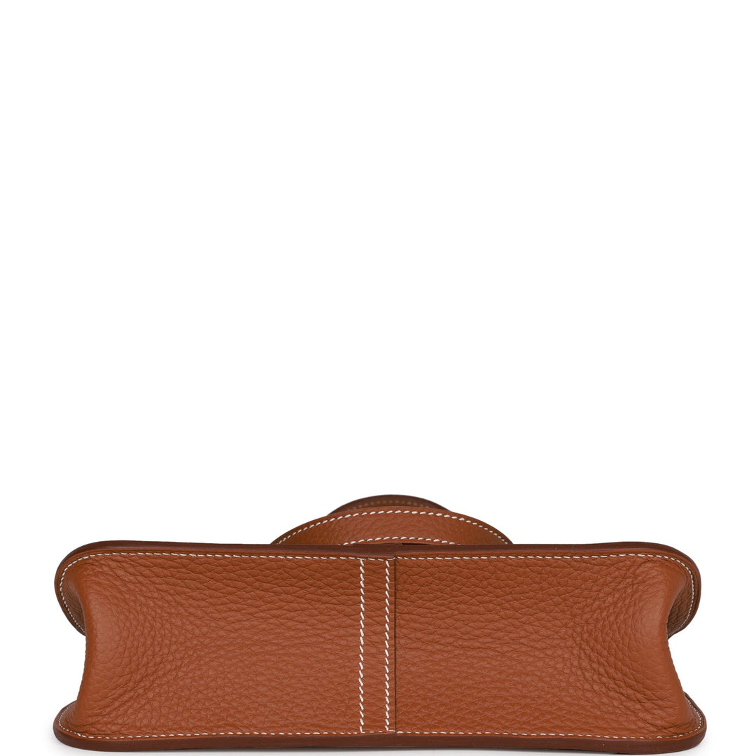 Top quality Hermes Halzan 25  Gold Clemence Gold Hardware