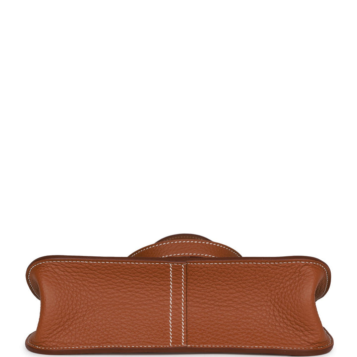 Top quality Hermes Halzan 25  Gold Clemence Gold Hardware