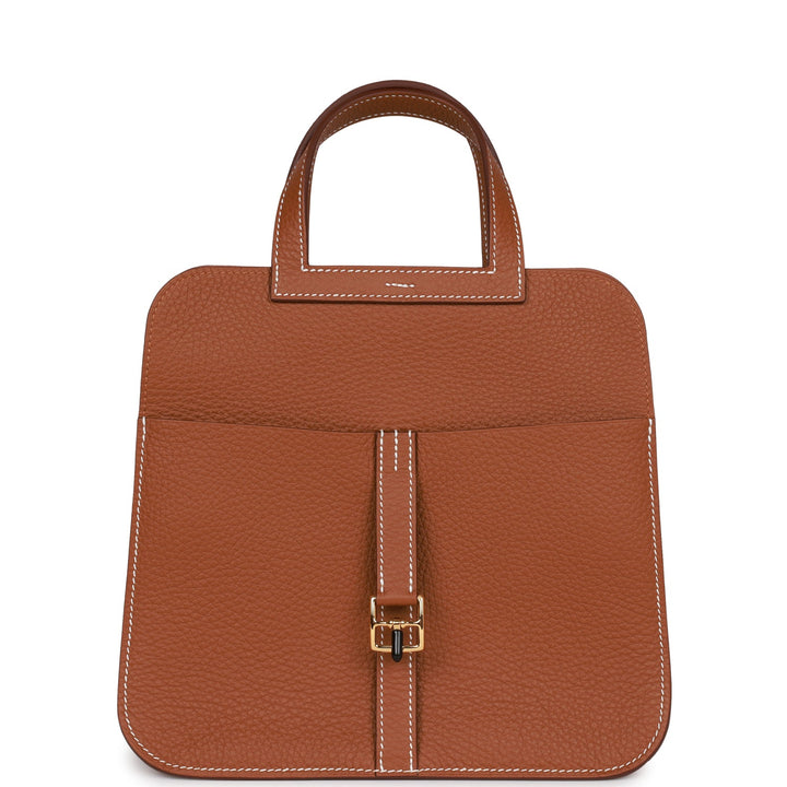 Top quality Hermes Halzan 25  Gold Clemence Gold Hardware