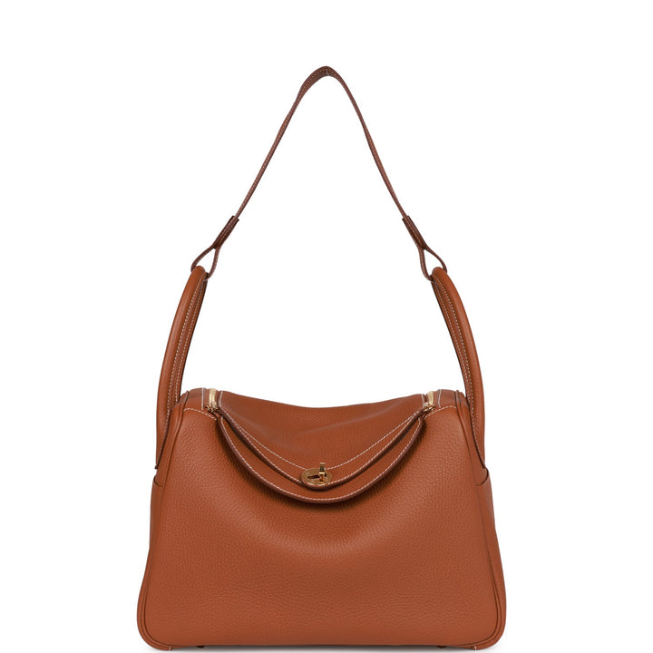 Top quality Hermes Lindy 30 Gold Clemence Gold Hardware