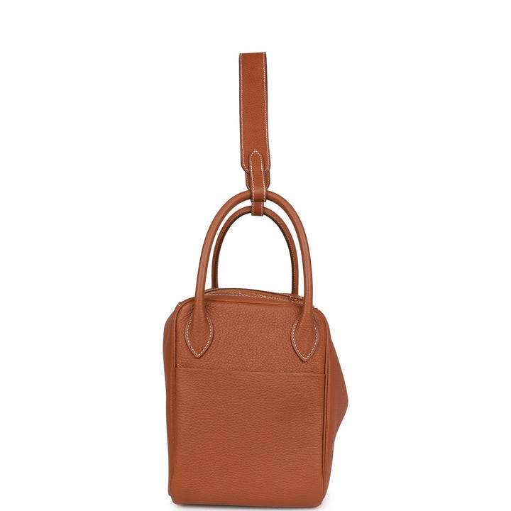 Top quality Hermes Lindy 30 Gold Clemence Gold Hardware
