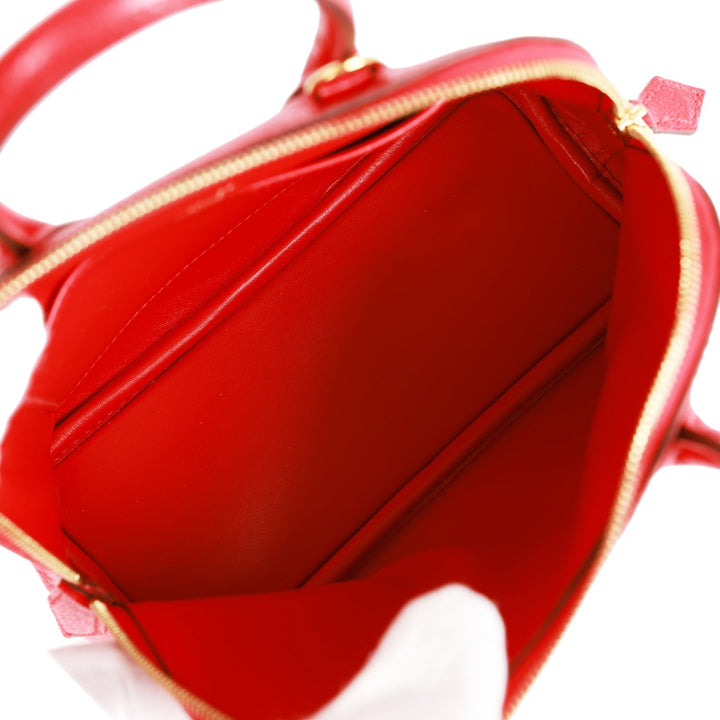 Top quality Hermes 1923 Bolide Mini Rouge de Coeur Chevre Gold Hardware