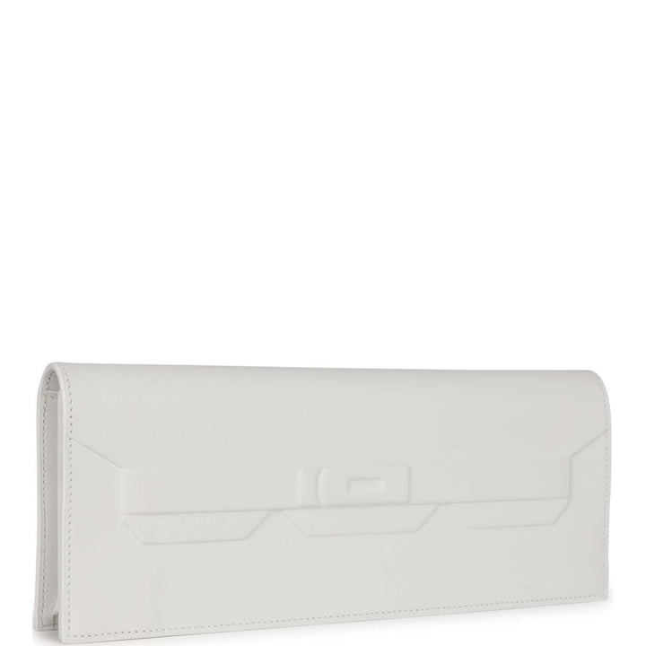 Top quality Hermes Shadow Kelly Cut New White Swift