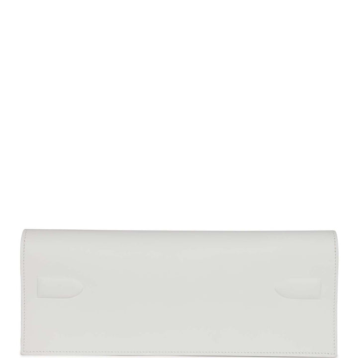 Top quality Hermes Shadow Kelly Cut New White Swift