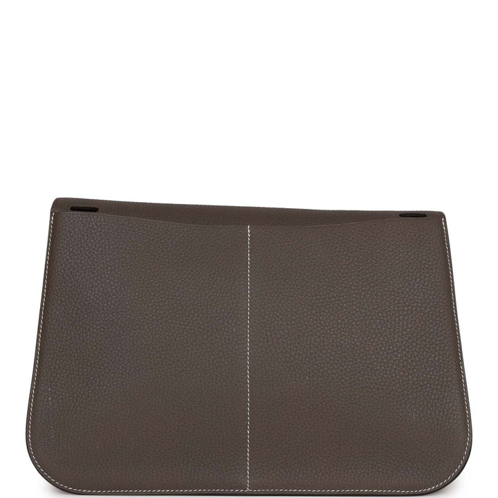 Top quality Hermes Halzan 31 Etain Clemence Palladium Hardware