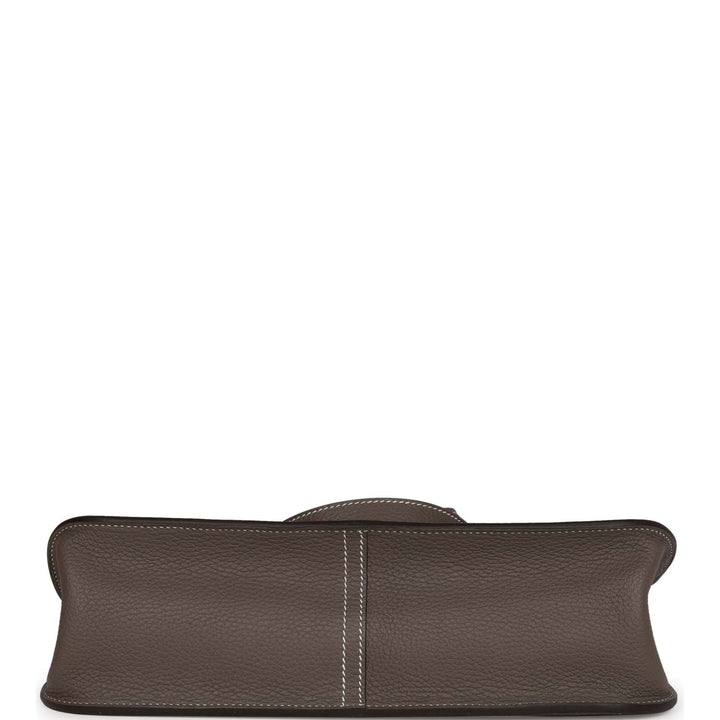 Top quality Hermes Halzan 31 Etain Clemence Palladium Hardware