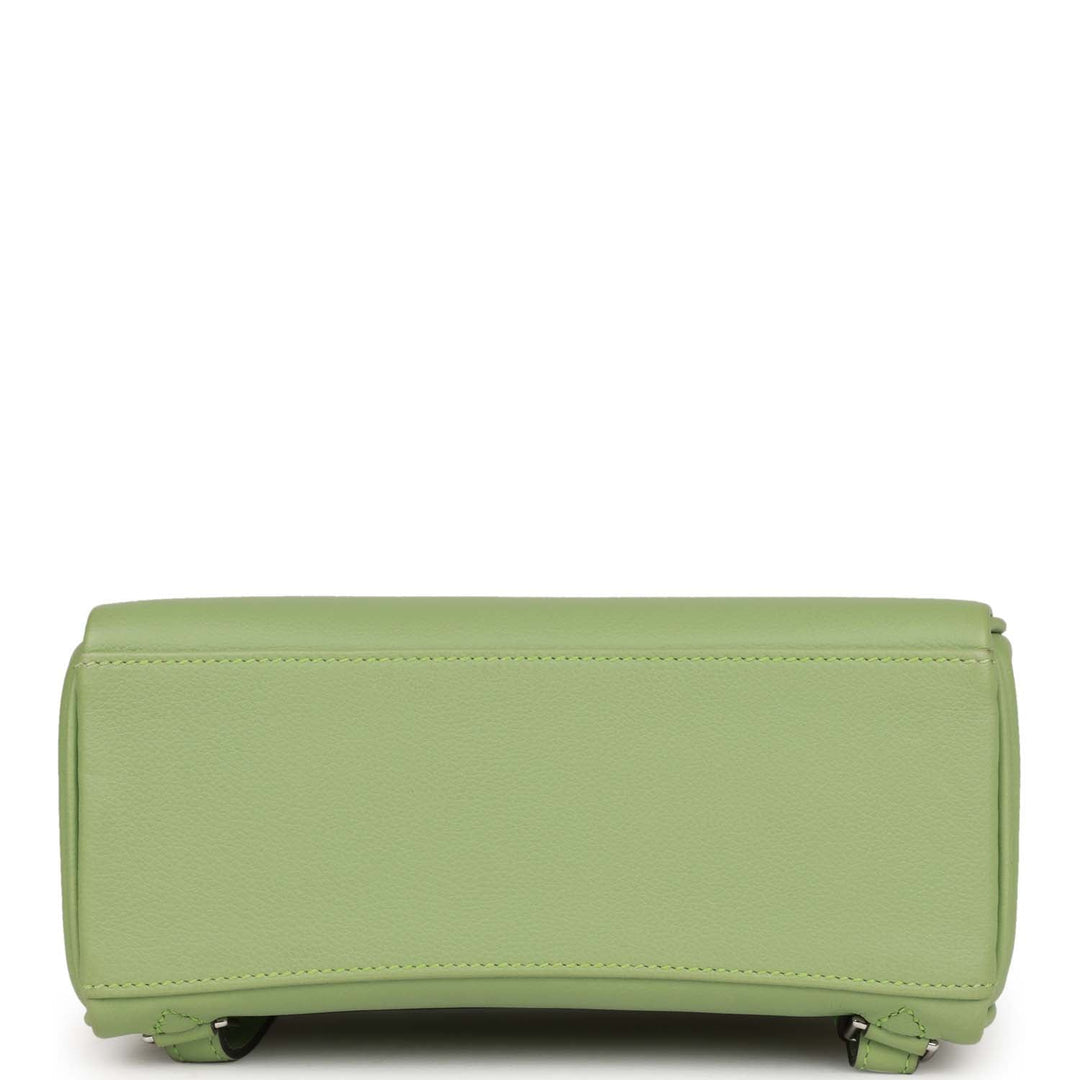 Top quality Hermes Kelly Ado Backpack Vert Criquet Evercolor Verso Palladium Hardware