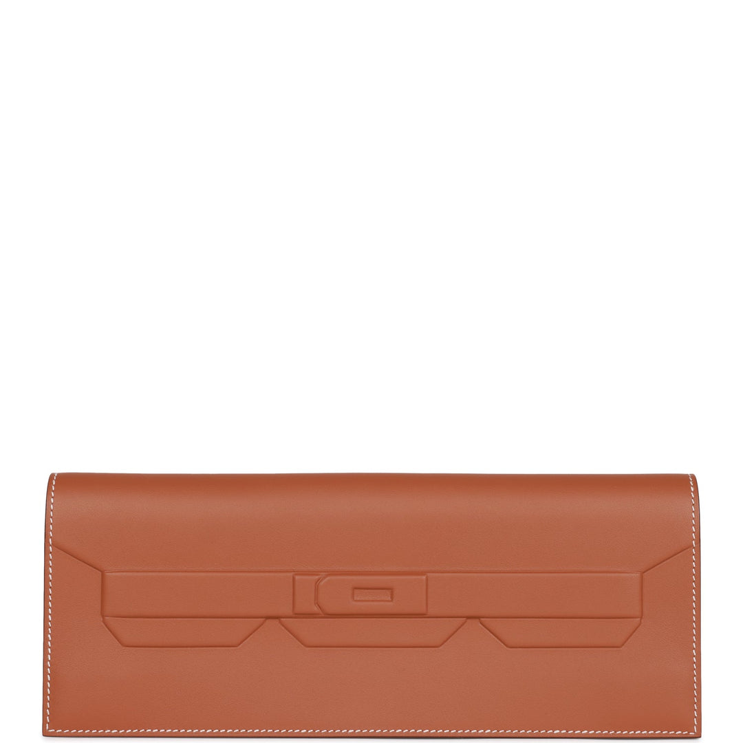Top quality Hermes Shadow Kelly Cut Gold Swift Calfskin