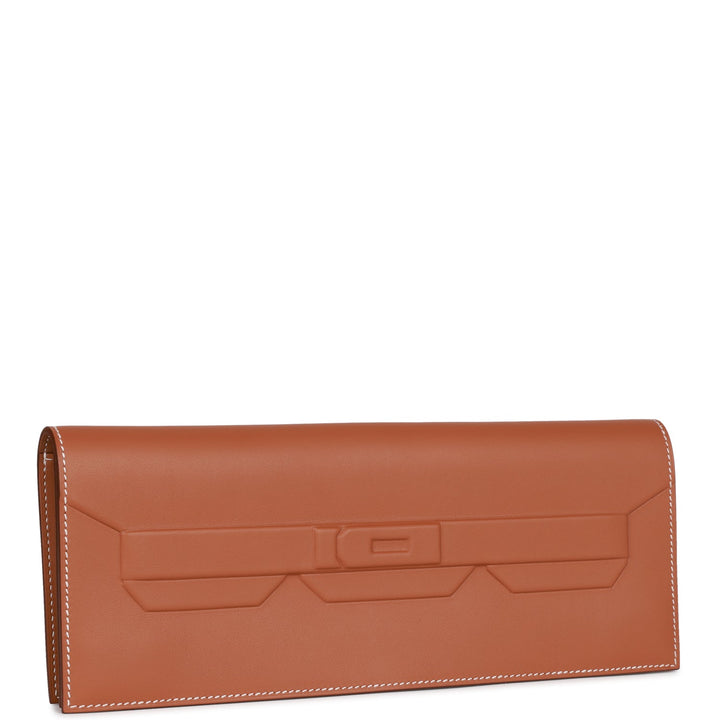 Top quality Hermes Shadow Kelly Cut Gold Swift Calfskin