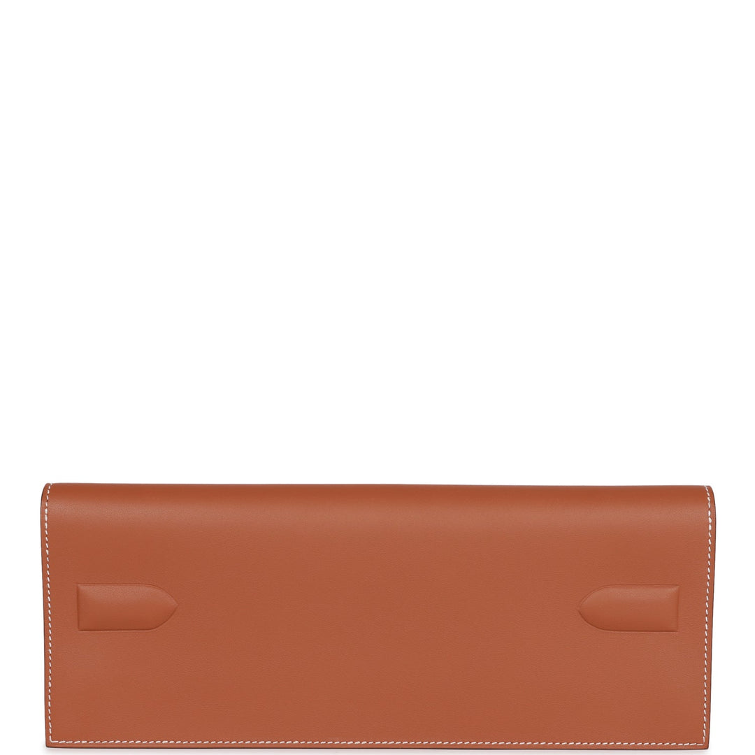Top quality Hermes Shadow Kelly Cut Gold Swift Calfskin