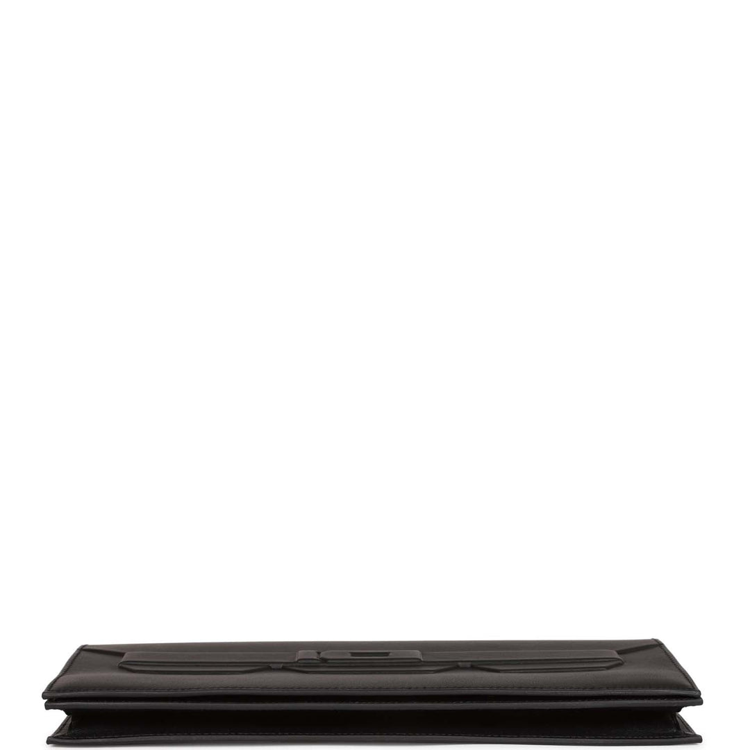 Top quality Hermes Shadow Kelly Cut Black Swift Calfskin