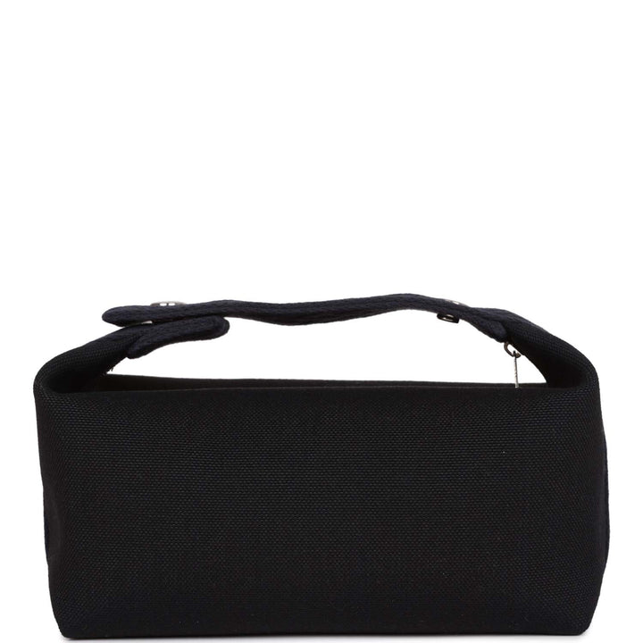 Top quality Hermes Bride-A-Brac Small Black H Militaire Canvas Palladium Hardware