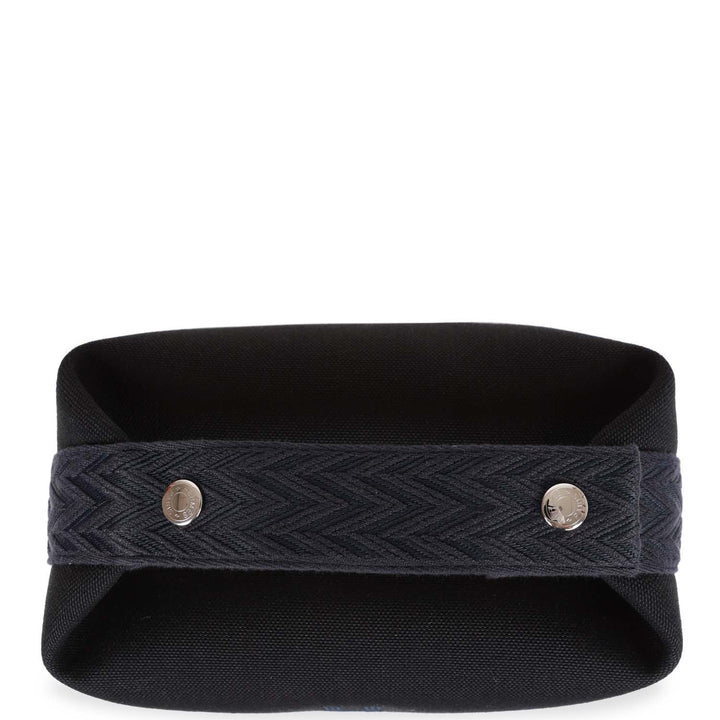 Top quality Hermes Bride-A-Brac Small Black H Militaire Canvas Palladium Hardware