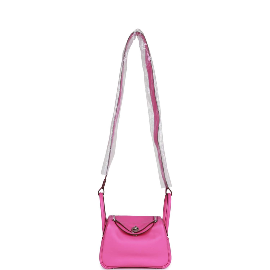 Top quality Hermes Mini Lindy Magnolia Swift Palladium Hardware