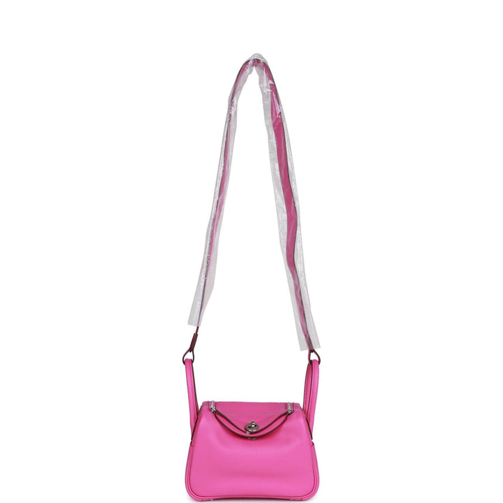 Top quality Hermes Mini Lindy Magnolia Swift Palladium Hardware