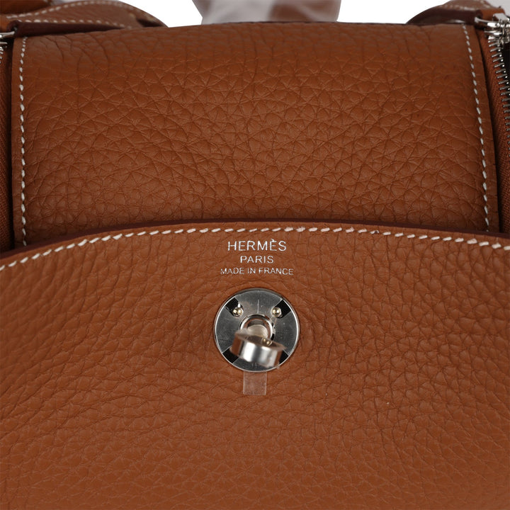 Top quality Hermes Mini Lindy Gold Clemence Palladium Hardware