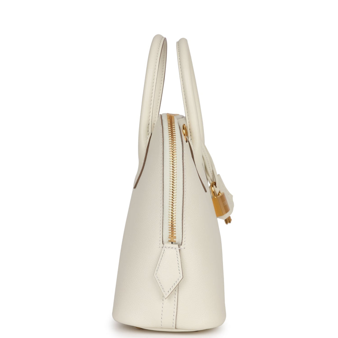 Top quality Hermes 1923 Bolide 25 Mushroom Evercolor Verso Gold Hardware