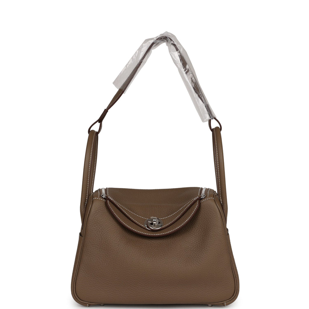 Top quality Hermes Lindy 26 Etoupe Clemence Palladium Hardware