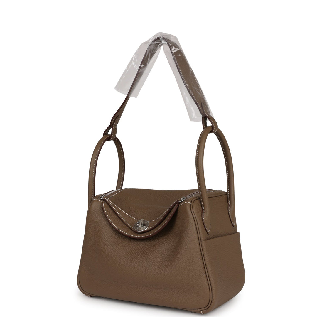 Top quality Hermes Lindy 26 Etoupe Clemence Palladium Hardware