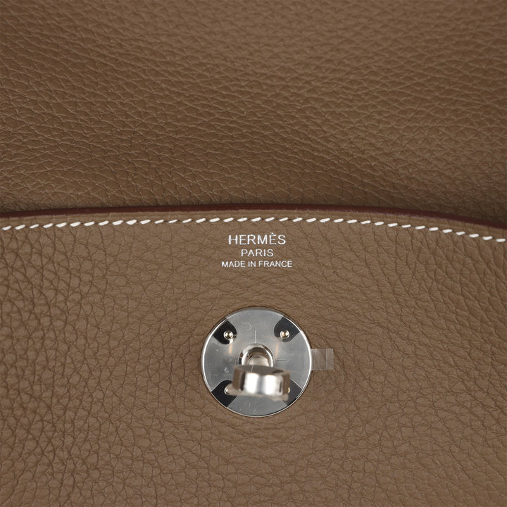 Top quality Hermes Lindy 26 Etoupe Clemence Palladium Hardware